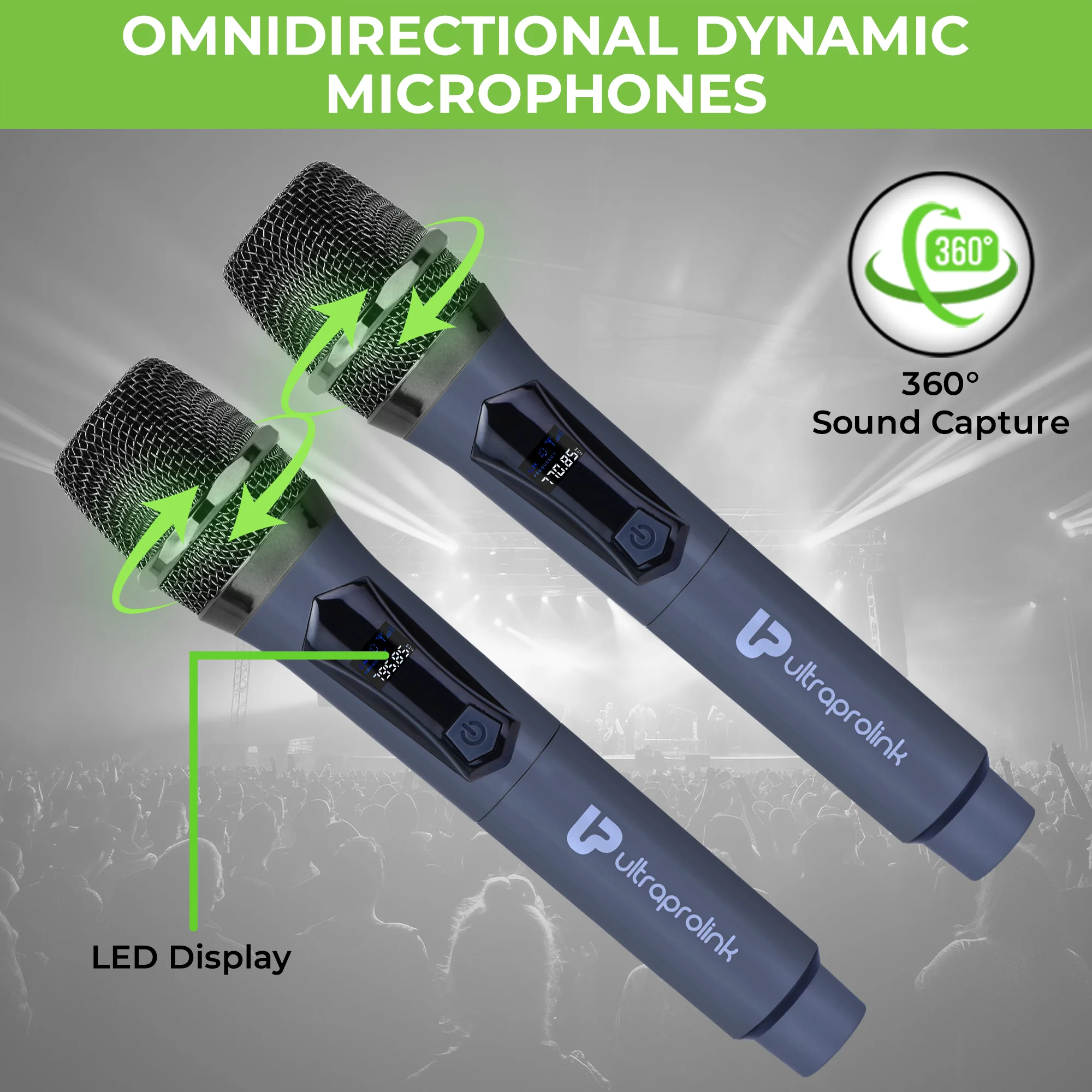 Sonic Duet Dual Dynamic Wireless Microphone & Receiver Set - Image 2