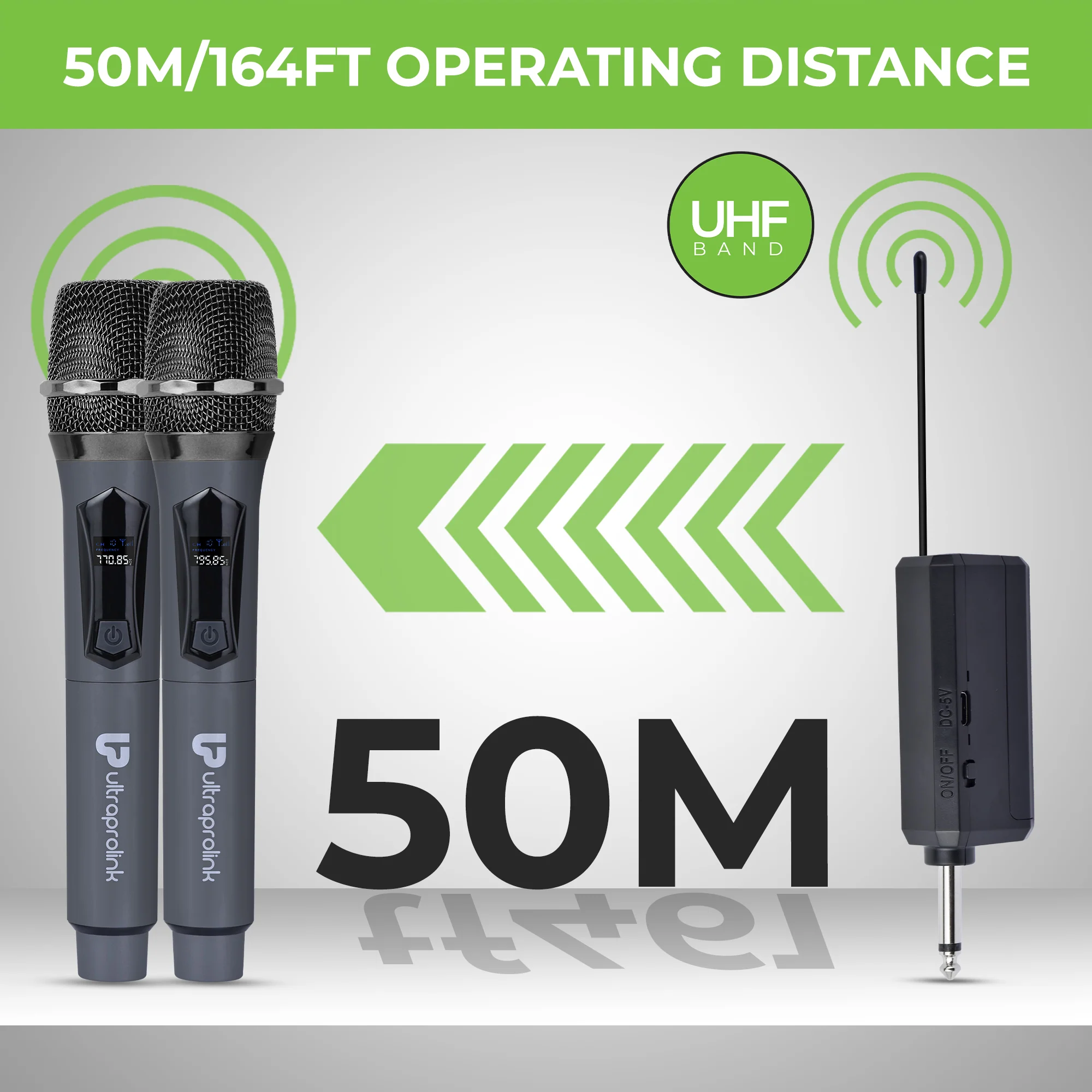 Sonic Duet Dual Dynamic Wireless Microphone & Receiver Set - Image 3