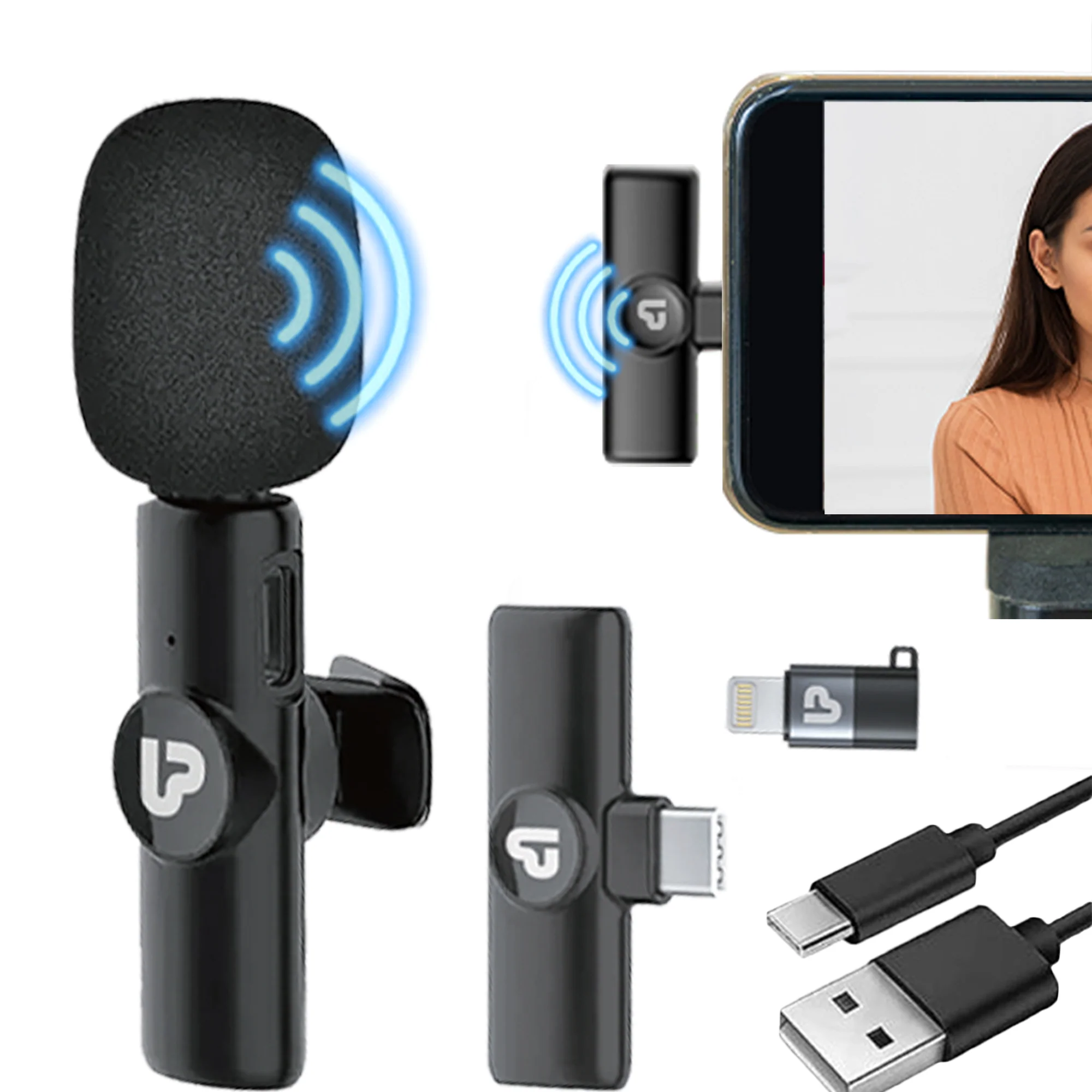 Sonic Wireless Microphone & Receiver Set