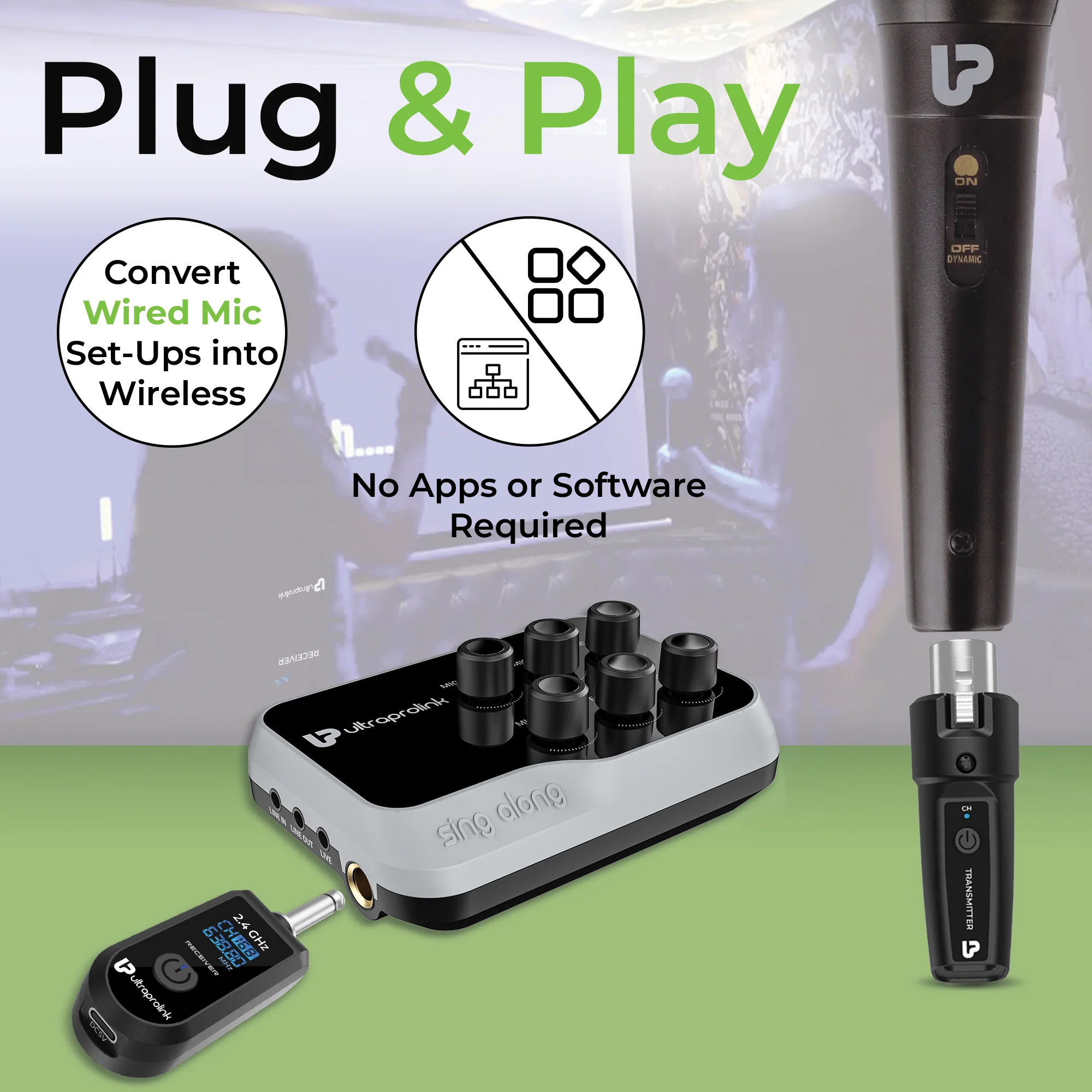 Unplug Convert any Wired Dynamic Mic into a Wireless Mic - Image 3