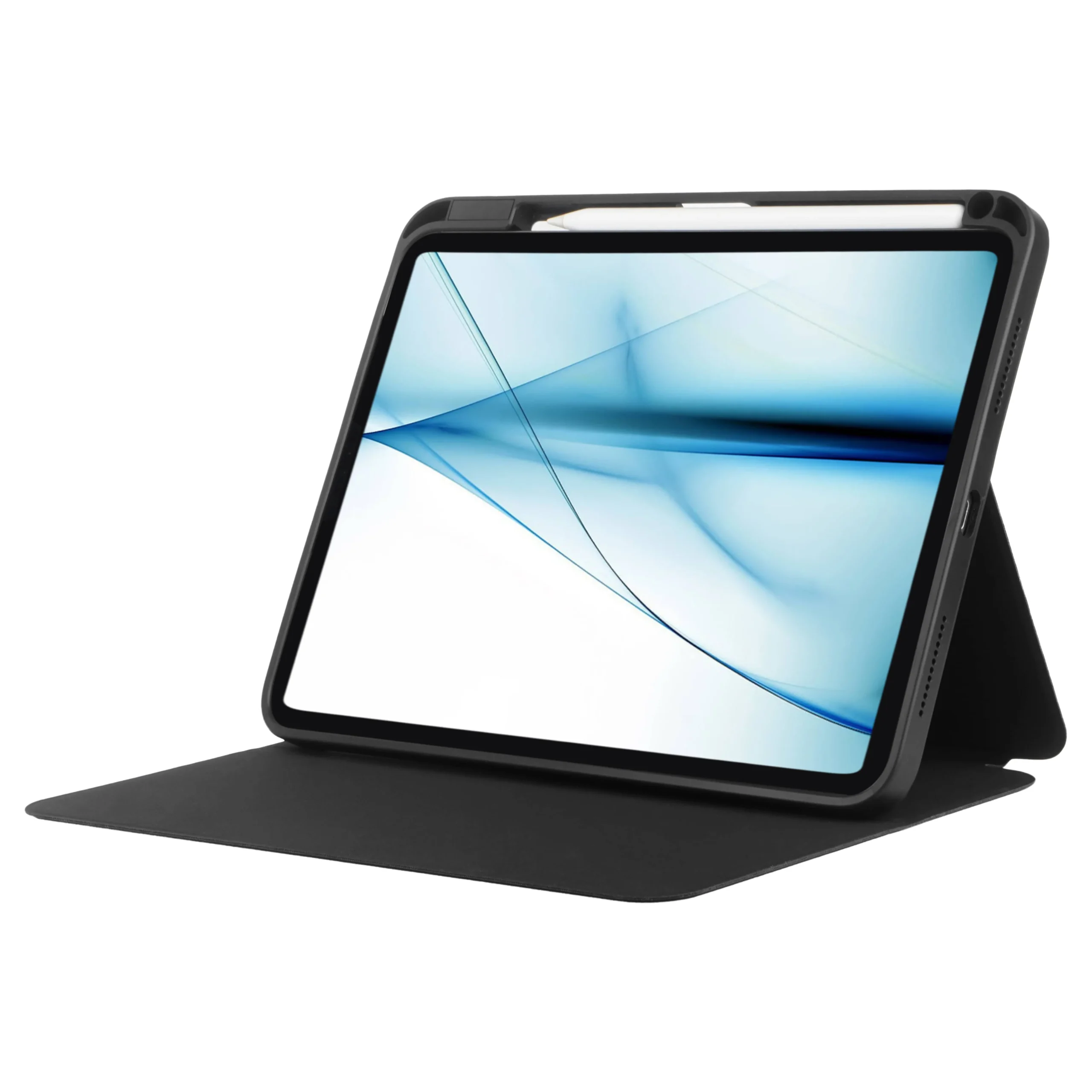 Vista Case with Apple Pencil Holder for iPad Air 10.9 4th & 5th Gen & iPad Air 11", Fits: 2024 & 2025 M3 Models (Black/Blue) - Image 3