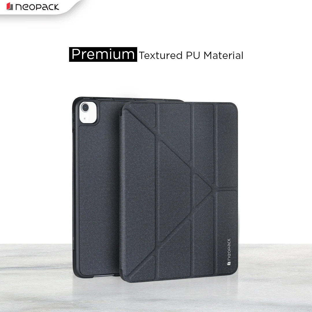 Zenith Y Fold Case with Pencil Holder for iPad Air 13", Fits: M2 & M3 Models / iPad Pro 12.9, Fits: 4th, 5th & 6th Gen. (Space Grey) - Image 5