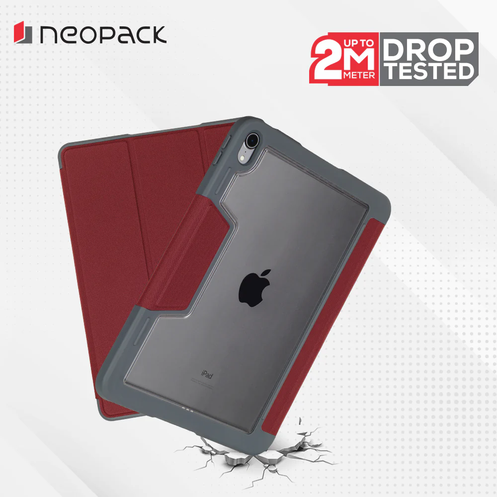 Drop Tested Defender Case with Pencil Holder for iPad 10.9", Fits: 10th Gen / iPad 11", Fits: 11th Gen 2025 Model (Red/Blue/Black) - Image 2