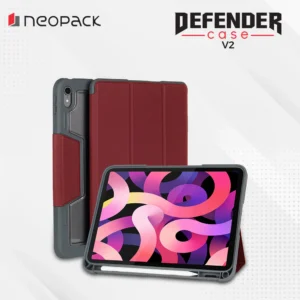 Drop Tested Defender Case with Pencil Holder for iPad 10.9", Fits: 10th Gen / iPad 11", Fits: 11th Gen 2025 Model (Red/Blue/Black)