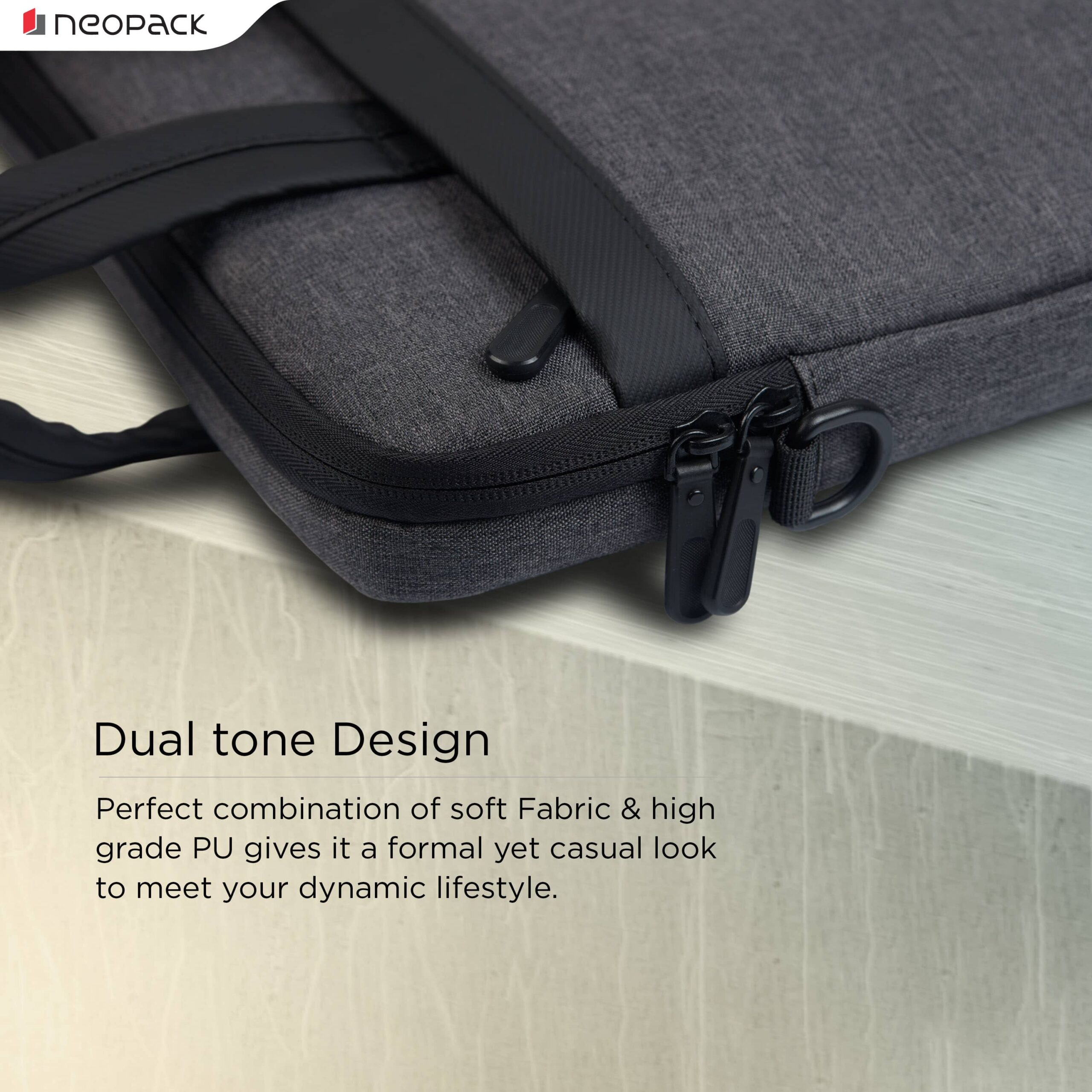 Oxford Sleeves For Upto 14.2" Macbooks (Black) - Image 5