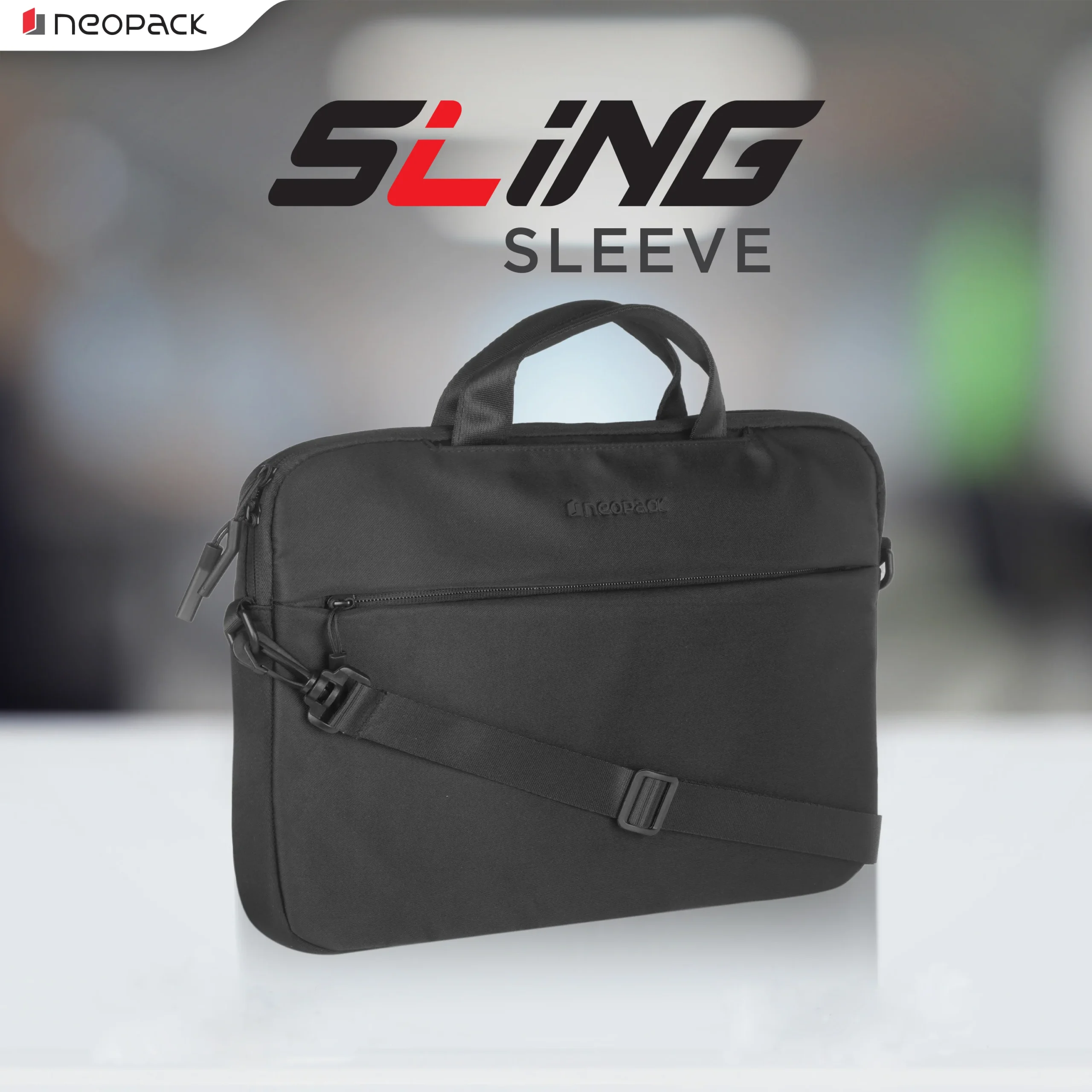 Sling Sleeve for Upto 14.2" Macbooks (Black)