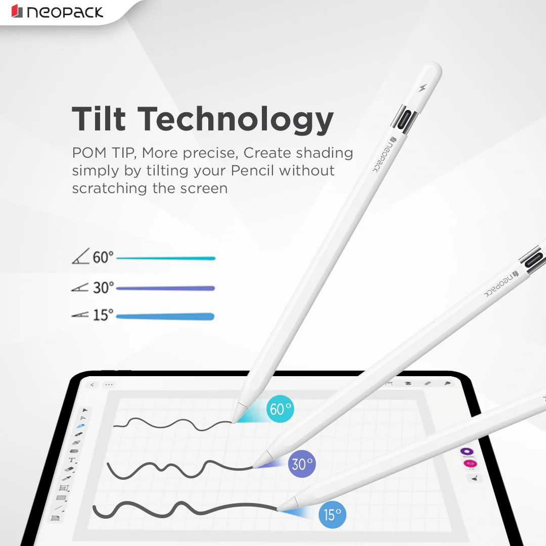 Sketch Pencil with USB-C Charging Port (White) - Image 2