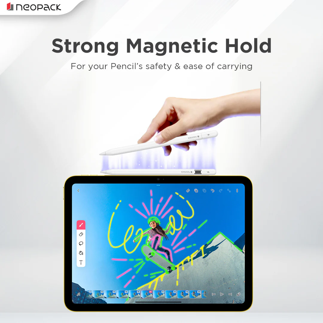 Sketch Pencil with USB-C Charging Port (White) - Image 6
